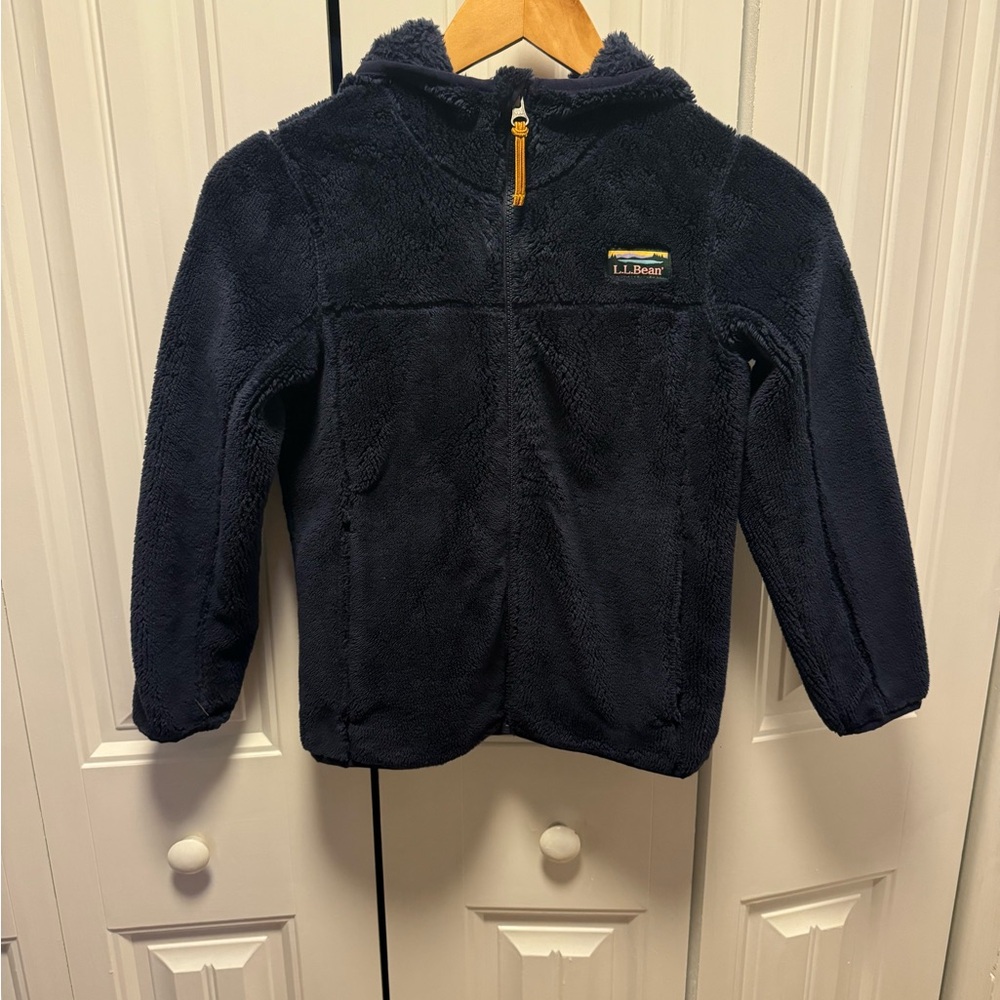 L.L. Bean cozy fleece full-zip hoodie